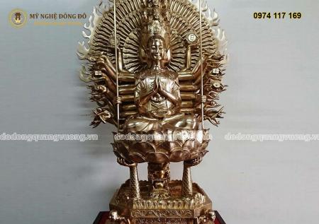 Tượng đồng Phật Thiên Thủ Thiên Nhãn 1m1