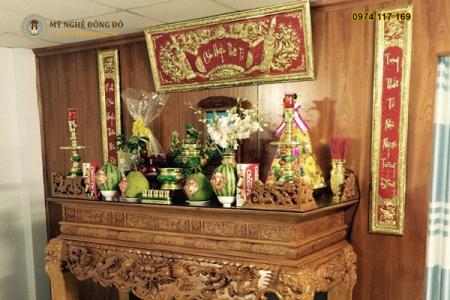 Hoành phi câu đối Cửu Huyền Thất Tổ