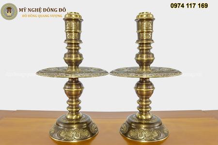 Bộ đỉnh đồng 2 công nghệ hun giả cổ