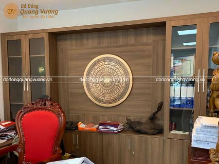 Mặt trống đồng Ngọc Lũ đường kính 80cm