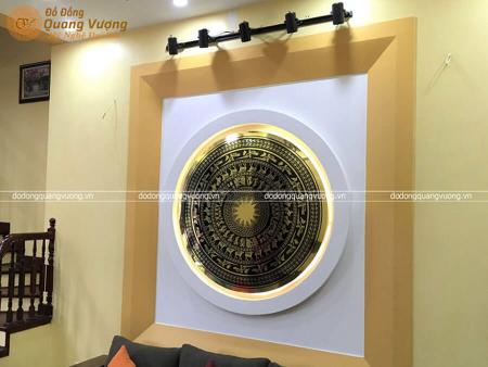 Mặt trống đồng ăn mòn 1m2 cực đẹp