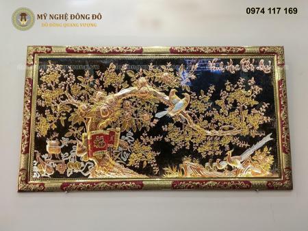 Tranh đồng Vinh Hoa Phú Quý