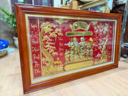 Tranh Đồng Mừng Thọ Ông Bà Cha Mẹ - Mẫu Mới Đẹp Nhất Xuân Ất Tỵ 2025