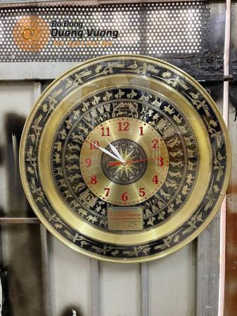 Đồng hồ trống đồng quà tặng làm nội dung theo yêu cầu khách đặt