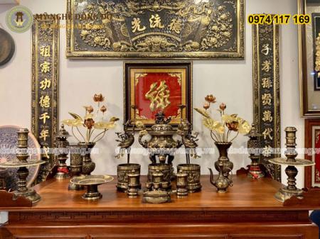 Hoành phi câu đối giả cổ kích thước 1m76