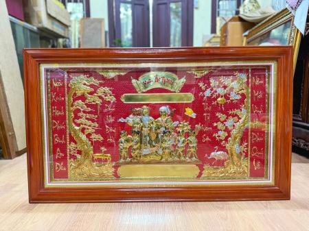 Tranh Đồng Mừng Thọ Ông Bà Cha Mẹ - Mẫu Mới Đẹp Nhất Xuân Ất Tỵ 2025