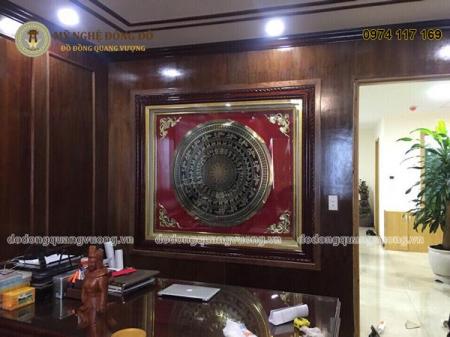 Tranh mặt trống đồng treo tường