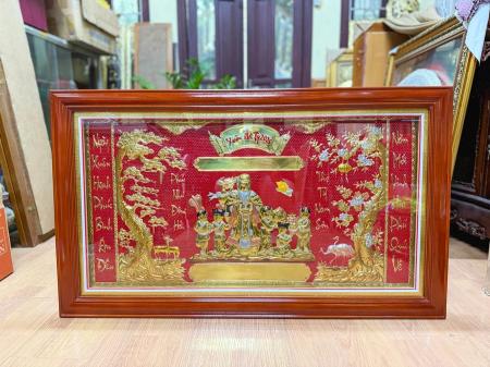 Tranh Đồng Mừng Thọ Ông Bà Cha Mẹ - Mẫu Mới Đẹp Nhất Xuân Ất Tỵ 2025