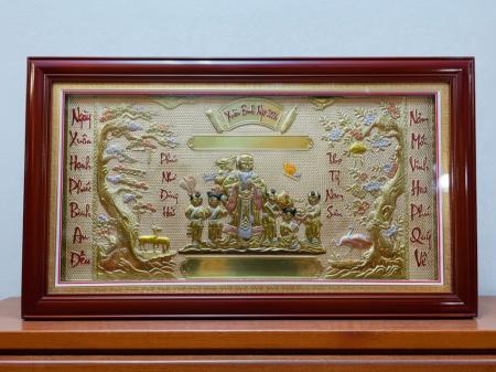 TRANH ĐỒNG MỪNG THỌ XUÂN BÍNH NGỌ 2026 - SẮC VÀNG HỒNG THỜI THƯỢNG