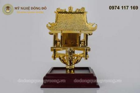 Chùa một cột bằng đồng mạ vàng 24k
