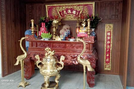 Hoành phi câu đối thờ gia tiên