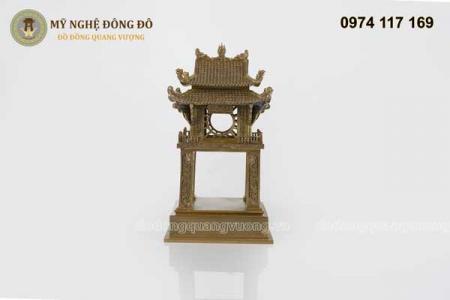 Khuê Văn Các bằng đồng vàng mộc