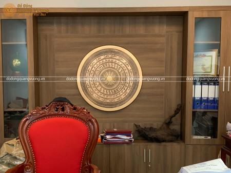 Mặt trống đồng Ngọc Lũ đường kính 80cm