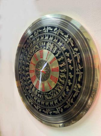 Đồng hồ mặt trống đồng số la mã size 60cm thiết kế mới 2021