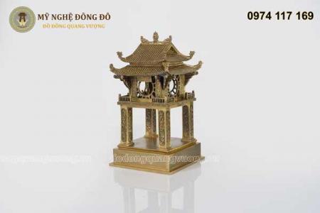 Khuê Văn Các bằng đồng vàng mộc