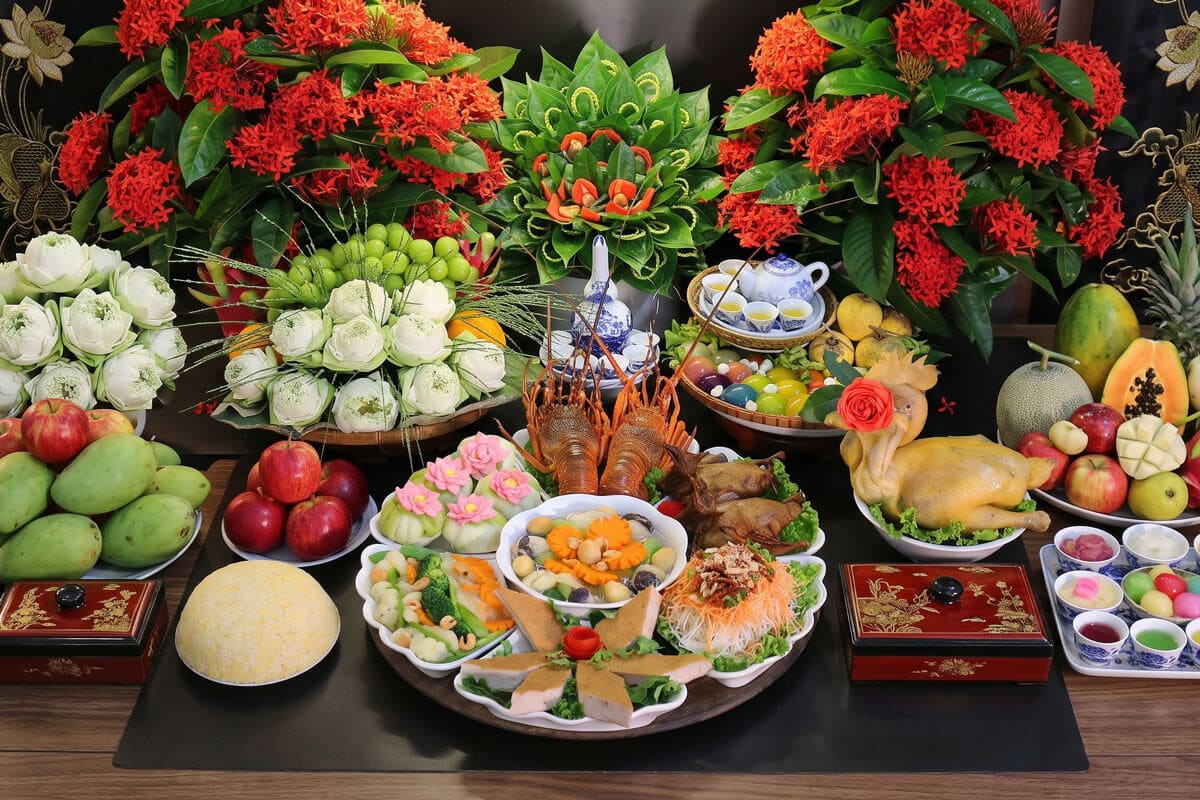 Mâm cúng Vu Lan rằm tháng 7