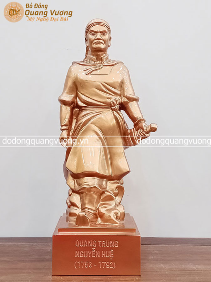 Tượng Quang Trung- Nguyễn Huệ bằng đồng cao 44cm rất đẹp