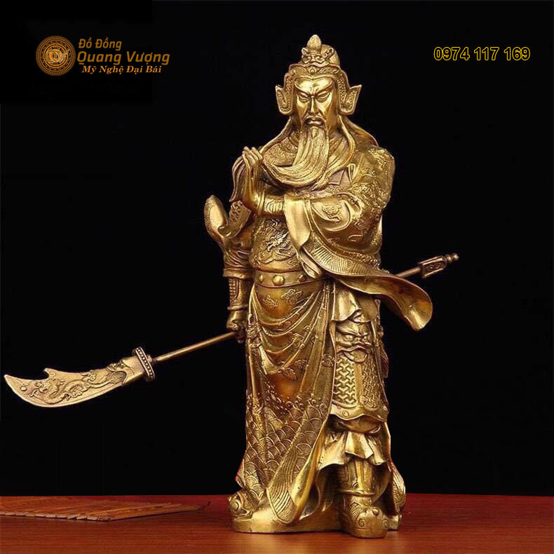 Tượng quan công bằng đồng trong phong thủy